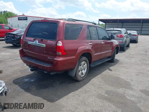 2006 Toyota 4Runner SR5 with VIN JTEZU14R668048182, listed as a IAAI auction lot 41971538 with 230,618 mi miles and . Bid and sale history available at DreamBid. Image 4.