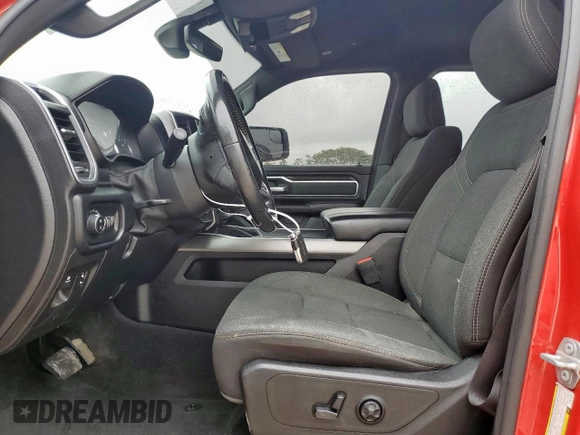 2019 Ram 1500 Big Horn с VIN 1C6SRFFT5KN879592, выставлен на аукционе Copart как лот 59029515 с пробегом 96 470 миль миль и Списание • Salvage title. История ставок и продаж доступна на DreamBid. Изображение 7.