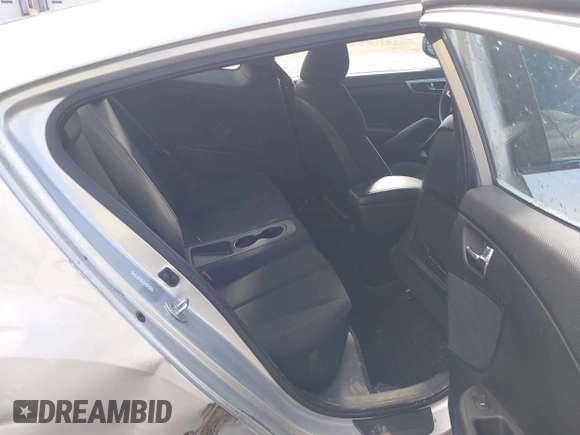 2017 Hyundai Veloster with VIN KMHTC6AD6HU310694, listed as a IAAI auction lot 41734446 with 99,432 mi miles. Bid and sale history available at carsss.com. Image 8.