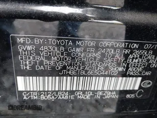 2014 Lexus GS 350 z VIN JTHBE1BL6E5044102, wystawiony jako IAAI lot #41828386 z przebiegiem 112 211 mil mil oraz . Historia ofert i sprzedaży dostępna na DreamBid. Obrazek 9.