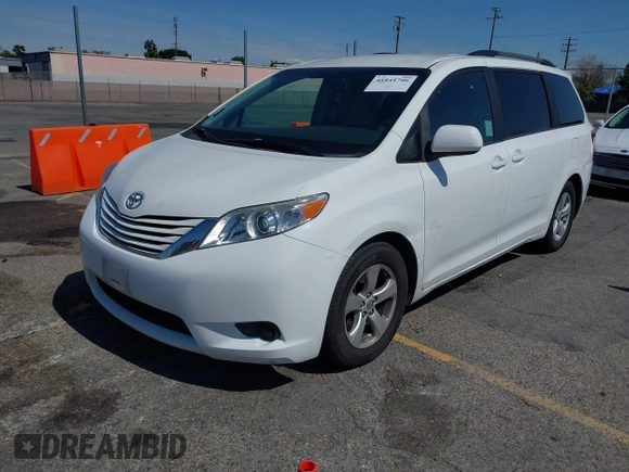 2016 Toyota Sienna LE AAS with VIN 5TDKK3DC6GS732942, listed as a IAAI auction lot 41841706 with 37,114 mi miles. Bid and sale history available at carsss.com. Image 17.