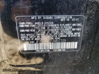 2018 Subaru Forester Limited with VIN JF2SJARC2JH451315, listed as a Copart auction lot 46691455 with 39,707 mi miles and Salvage Title. Bid and sale history available at carsss.com. Image 12.