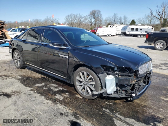 2017 Lincoln Continental Livery with VIN 1LN6L9UK8H5621014, listed as a Copart auction lot 52145875 with 50,842 mi miles and Salvage Title. Bid and sale history available at carsss.com. Image 4.