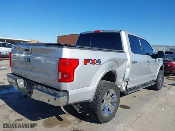 2018 Ford F-150 XL with VIN 1FTEW1E5XJKD04795, listed as a IAAI auction lot 41419837 with 105,911 mi miles. Bid and sale history available at carsss.com. Image 4.