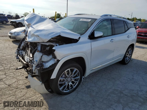 2024 GMC Terrain Denali with VIN 3GKALXEG9RL253848, listed as a Copart auction lot 65416595 with 10,781 mi miles and Salvage title. Bid and sale history available at DreamBid. Image 1.