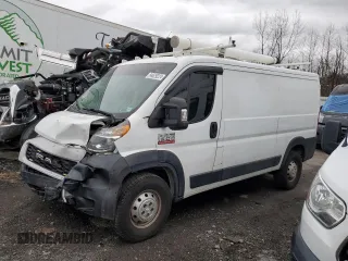 2019 Ram ProMaster Cargo with VIN 3C6TRVAG3KE516592, listed as a Copart auction lot 88565055 with 104,212 mi miles and Salvage Title. Bid and sale history available at carsss.com. Image 1.