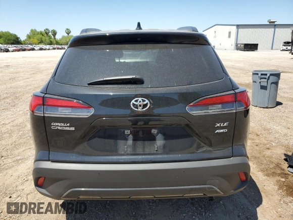 2023 Toyota Corolla Cross XLE с VIN 7MUDAABG9PV076750, выставлен на аукционе Copart как лот 51434765 с пробегом Не указан миль и Списание • Salvage title. История ставок и продаж доступна на DreamBid. Изображение 6.