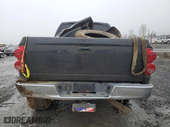 2007 Dodge Ram 2500 SLT with VIN 3D7KS29A37G816030, listed as a Copart auction lot 88985315 with 157,986 mi miles and Salvage Title. Bid and sale history available at carsss.com. Image 6.
