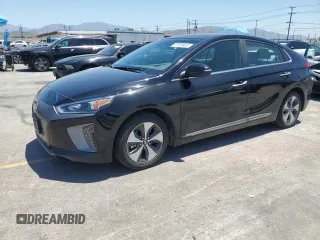 2019 Hyundai Ioniq Limited with VIN KMHC05LH3KU043105, listed as a Copart auction lot 57809855 with 72,647 mi miles and Salvage title. Bid and sale history available at DreamBid. Image 1.