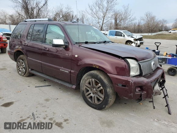 2007 Mercury Mountaineer Premier with VIN 4M2EU48E37UJ04416, listed as a Copart auction lot 85768094 with 205,003 mi miles and Salvage Title. Bid and sale history available at carsss.com. Image 4.