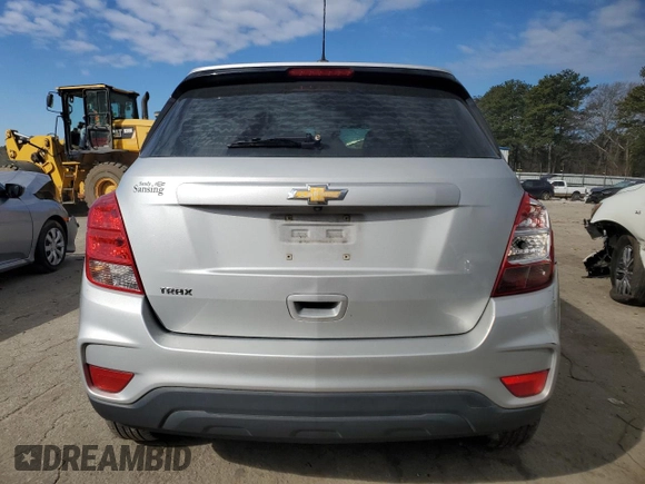 2019 Chevrolet Trax LS with VIN 3GNCJKSB7KL123943, listed as a Copart auction lot 46441505 with 182,707 mi miles and Salvage Title. Bid and sale history available at carsss.com. Image 6.