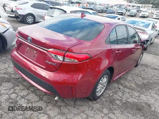 2022 Toyota Corolla Hybrid LE with VIN JTDEAMDE3NJ055141, listed as a IAAI auction lot 41625450 with 1 mi miles. Bid and sale history available at carsss.com. Image 4.