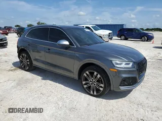 2018 Audi SQ5 Prestige with VIN WA1C4AFY0J2064155, listed as a Copart auction lot 64546094 with 58,247 mi miles and Salvage Title. Bid and sale history available at DreamBid. Image 4.