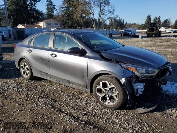 2021 Kia Forte LXS with VIN 3KPF24AD6ME316884, listed as a Copart auction lot 42451665 with 58,603 mi miles and Salvage Title. Bid and sale history available at carsss.com. Image 4.