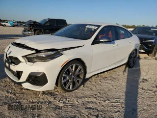 2020 BMW 2 Series M235i xDrive with VIN WBA13AL05L7F36404, listed as a Copart auction lot 75210814 with 30,131 mi miles and Salvage Title. Bid and sale history available at carsss.com. Image 1.