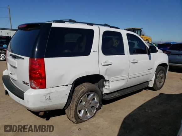 2013 GMC Yukon SLT with VIN 1GKS2CE01DR306482, listed as a Copart auction lot 45743624 with 173,117 mi miles and Salvage Title. Bid and sale history available at carsss.com. Image 3.