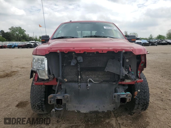 2010 Ford F-150 XL with VIN 1FTFW1EV5AFD92782, listed as a Copart auction lot 56856665 with 163,169 mi miles and Salvage title. Bid and sale history available at DreamBid. Image 5.