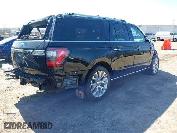 2019 Ford Expedition Max Limited with VIN 1FMJK2AT0KEA08054, listed as a IAAI auction lot 41983731 with 59,812 mi miles and . Bid and sale history available at DreamBid. Image 4.