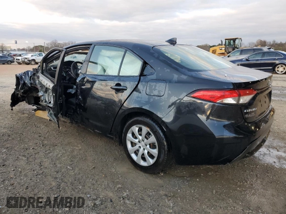 2022 Toyota Corolla LE with VIN JTDEPMAE2NJ207333, listed as a Copart auction lot 49881985 with 104,314 mi miles and Salvage Title. Bid and sale history available at carsss.com. Image 2.