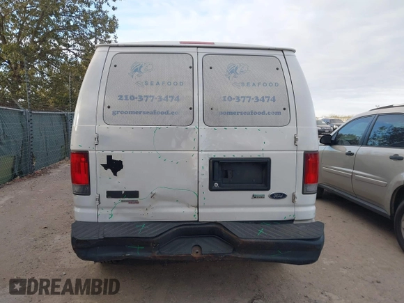 2011 Ford Econoline Cargo Commercial with VIN 1FTNE2EL6BDB25697, listed as a IAAI auction lot 41358472 with 384,517 mi miles. Bid and sale history available at carsss.com. Image 15.