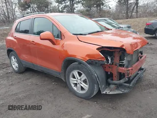 2016 Chevrolet Trax LT z VIN KL7CJLSB2GB659803, wystawiony jako IAAI lot #41576893 z przebiegiem 107 337 mil mil oraz . Historia ofert i sprzedaży dostępna na DreamBid. Obrazek 1.