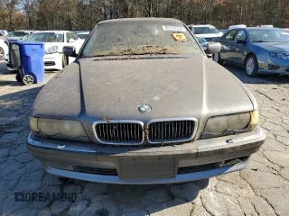 2001 BMW 7 Series 740iL with VIN WBAGH834X1DP20434, listed as a Copart auction lot 85572754 with 0 mi miles and Clean Title. Bid and sale history available at carsss.com. Image 5.