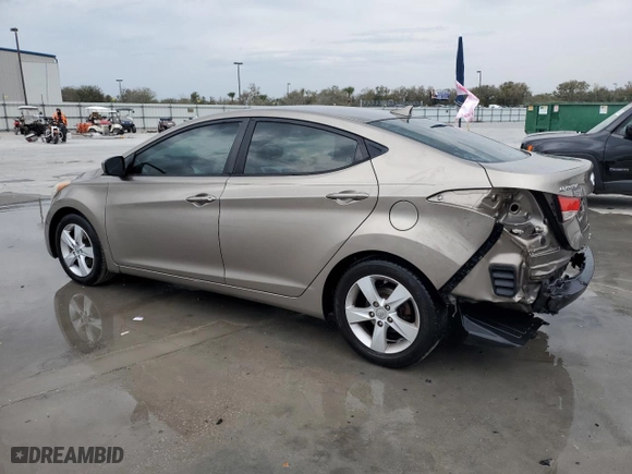 2013 Hyundai Elantra GLS PZEV with VIN 5NPDH4AE6DH344646, listed as a Copart auction lot 45891415 with 139,551 mi miles and Salvage Title. Bid and sale history available at carsss.com. Image 2.