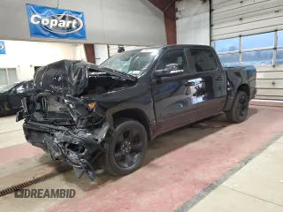 2019 Ram 1500 Big Horn/Lone Star with VIN 1C6RRFFG2KN908810, listed as a Copart auction lot 50892145 with 135,604 mi miles and Salvage Title. Bid and sale history available at carsss.com. Image 1.
