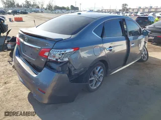 2015 Nissan Sentra S with VIN 3N1AB7AP4FY372638, listed as a IAAI auction lot 42004029 with 152,466 mi miles. Bid and sale history available at carsss.com. Image 4.