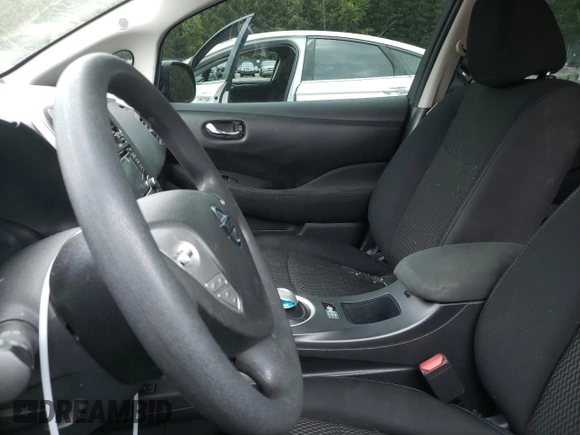 2017 Nissan LEAF SL with VIN 1N4BZ0CP7HC301775, listed as a Copart auction lot 58201223 with 56,662 mi miles. Bid and sale history available at carsss.com. Image 7.