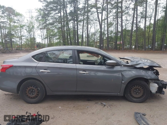 2017 Nissan Sentra S with VIN 3N1AB7AP1HY396768, listed as a IAAI auction lot 42023209 with 91,526 mi miles. Bid and sale history available at carsss.com. Image 14.