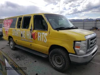 2012 Ford Econoline Passenger XL with VIN 1FBSS3BS4CDB20579, listed as a Copart auction lot 50754515 with 189,191 mi miles and Salvage Title. Bid and sale history available at DreamBid. Image 4.