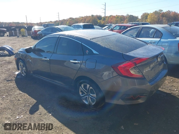2017 Honda Civic Sedan LX with VIN 19XFC2F53HE204794, listed as a IAAI auction lot 40636416 with 134,629 mi miles. Bid and sale history available at carsss.com. Image 3.