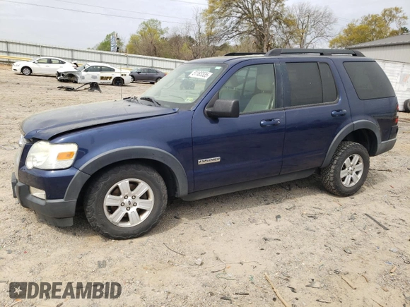 2007 Ford Explorer XLT with VIN 1FMEU73E77UB77394, listed as a Copart auction lot 51183335 with 190,128 mi miles and Salvage Title. Bid and sale history available at carsss.com. Image 1.