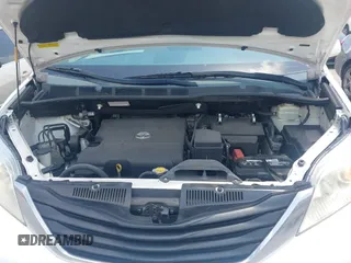 2014 Toyota Sienna LE AAS with VIN 5TDKK3DC0ES525654, listed as a IAAI auction lot 42153582 with 71,258 mi miles and . Bid and sale history available at carsss.com. Image 10.