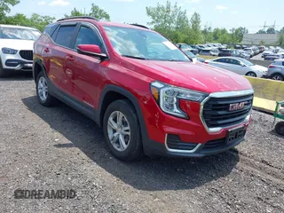 2022 GMC Terrain SLE with VIN 3GKALTEV1NL117473, listed as a IAAI auction lot 42524673 with 38,572 mi miles and . Bid and sale history available at DreamBid. Image 1.