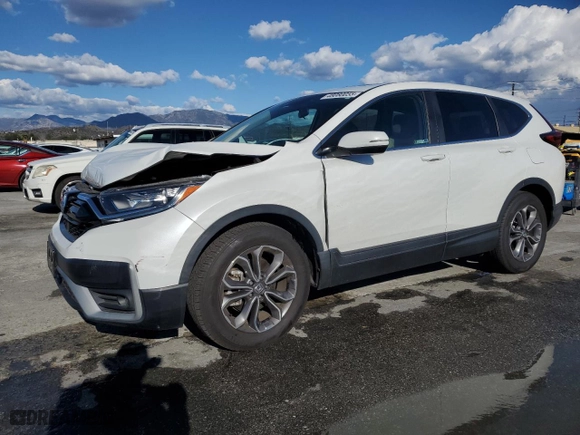 2020 Honda CR-V EX with VIN 7FARW1H5XLE025350, listed as a Copart auction lot 48080055 with 49,853 mi miles and Salvage Title. Bid and sale history available at carsss.com. Image 1.