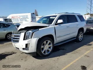 2018 Cadillac Escalade Luxury with VIN 1GYS4BKJ7JR177506, listed as a Copart auction lot 43698835 with 79,033 mi miles and Salvage Title. Bid and sale history available at carsss.com. Image 1.