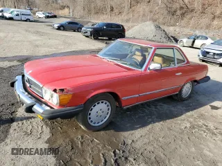 1984 Mercedes-Benz 380 with VIN WDBBA45A5EA010151, listed as a Copart auction lot 49022575 with 83,318 mi miles and Clean Title. Bid and sale history available at carsss.com. Image 1.