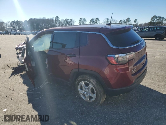 2022 Jeep Compass Sport z VIN 3C4NJDAB3NT215599, wystawiony jako Copart lot #86725414 z przebiegiem 38 298 mil mil oraz Szkoda całkowita • Salvage title. Historia ofert i sprzedaży dostępna na DreamBid. Obrazek 2.