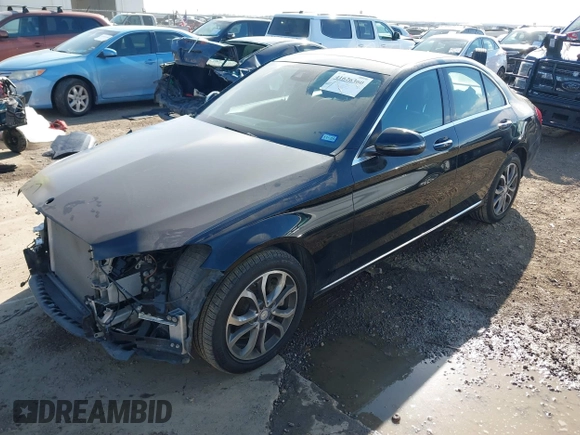 2017 Mercedes-Benz C 300 with VIN 55SWF4KB5HU208708, listed as a IAAI auction lot 41626360 with 89,299 mi miles and . Bid and sale history available at carsss.com. Image 2.