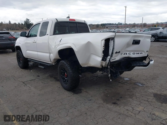2022 Toyota Tacoma SR with VIN 3TYSX5EN1NT010664, listed as a IAAI auction lot 41642295 with 29,848 mi miles and . Bid and sale history available at DreamBid. Image 3.