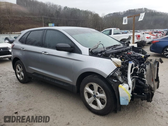2021 Ford Edge SE with VIN 2FMPK4G94MBA04511, listed as a Copart auction lot 84423524 with 162,699 mi miles and Salvage title. Bid and sale history available at DreamBid. Image 4.