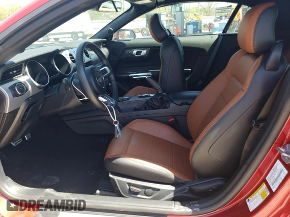 2022 Ford Mustang EcoBoost with VIN 1FATP8UH7N5126718, listed as a Copart auction lot 48011723 with 1,407 mi miles and . Bid and sale history available at DreamBid. Image 7.