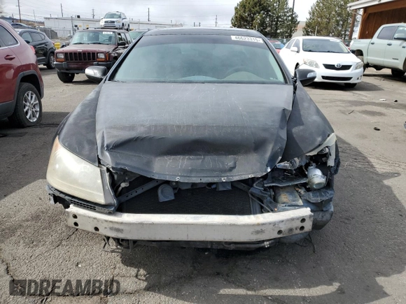 2008 Acura RL with VIN JH4KB16568C004350, listed as a Copart auction lot 46623315 with 178,744 mi miles and Salvage Title. Bid and sale history available at DreamBid. Image 5.