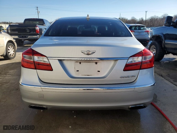 2013 Hyundai Genesis 3.8L with VIN KMHGC4DD3DU236081, listed as a Copart auction lot 47259895 with 131,894 mi miles and Salvage Title. Bid and sale history available at carsss.com. Image 6.