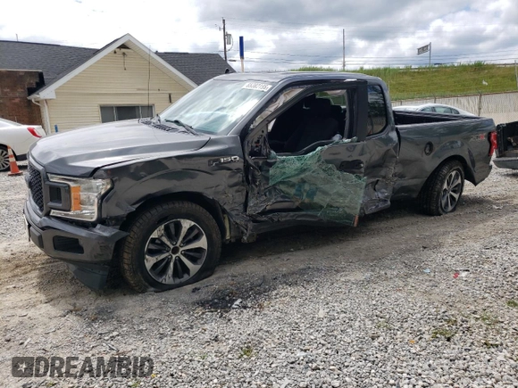 2020 Ford F-150 XL with VIN 1FTEX1CP5LFC31512, listed as a Copart auction lot 65382165 with 131,585 mi miles and Salvage title. Bid and sale history available at DreamBid. Image 1.