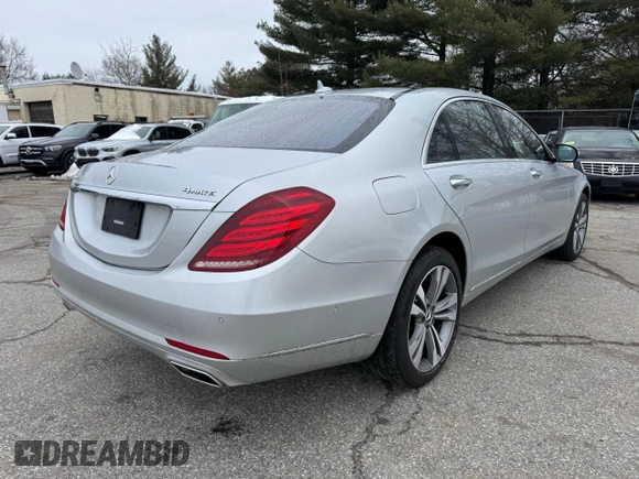 2017 Mercedes-Benz S 550 with VIN WDDUG8FB5HA310161, listed as a Copart auction lot 46156805 with 180,610 mi miles and Clean Title. Bid and sale history available at carsss.com. Image 4.