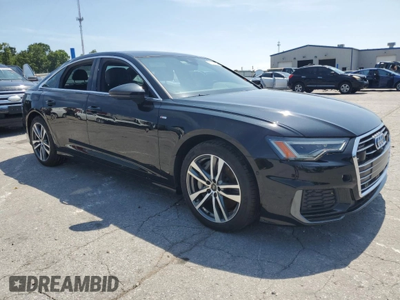 2021 Audi A6 Premium Plus with VIN WAUL2AF22MN083328, listed as a Copart auction lot 61130294 with 45,173 mi miles and Clean Title. Bid and sale history available at carsss.com. Image 4.