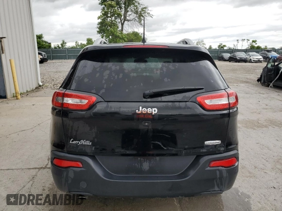 2018 Jeep Cherokee Latitude with VIN 1C4PJLCB5JD595996, listed as a Copart auction lot 57868775 with 135,431 mi miles and Salvage title. Bid and sale history available at DreamBid. Image 6.